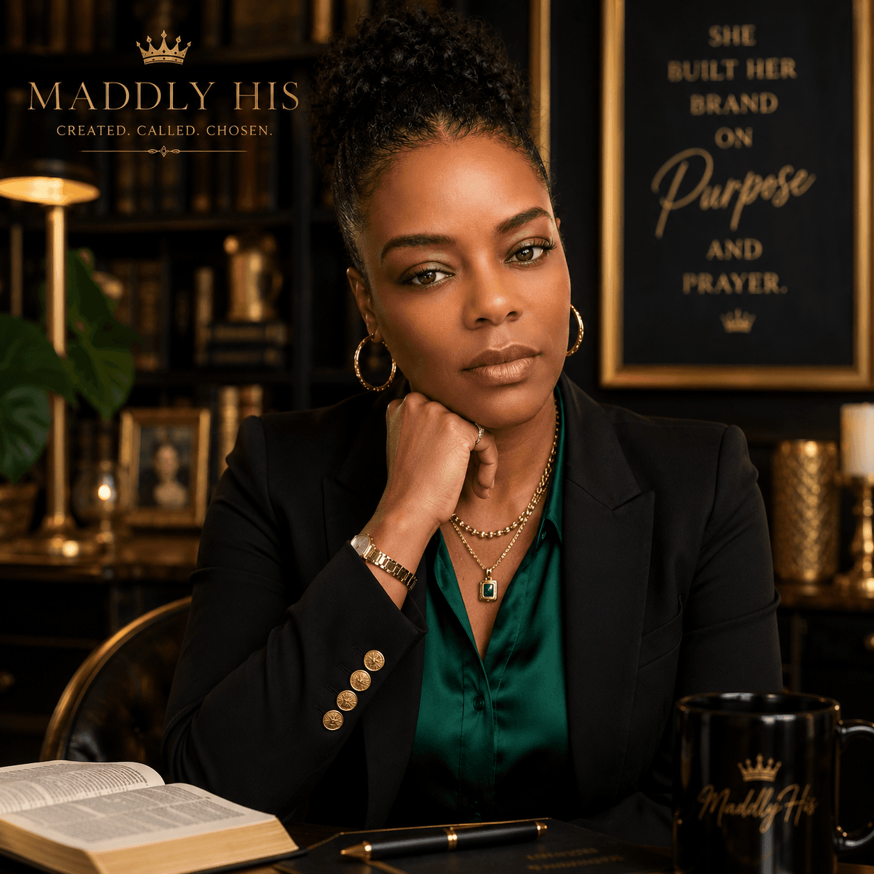 Maddly His — created, called, chosen.