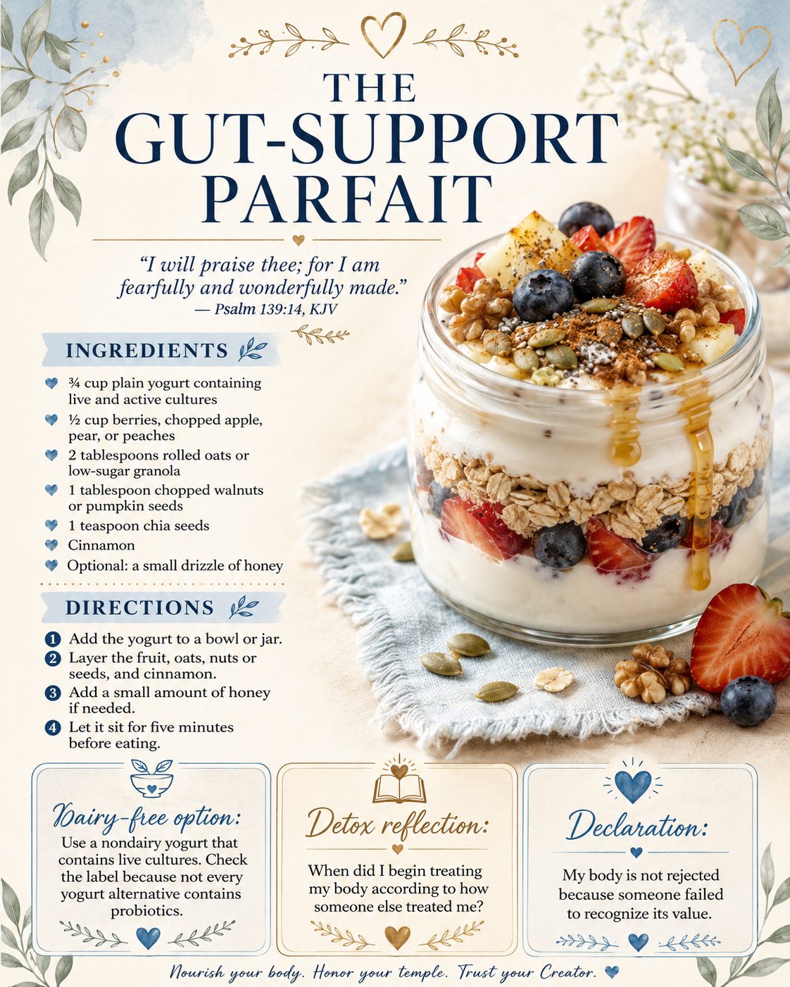 Gut-Support Parfait — recipe illustration