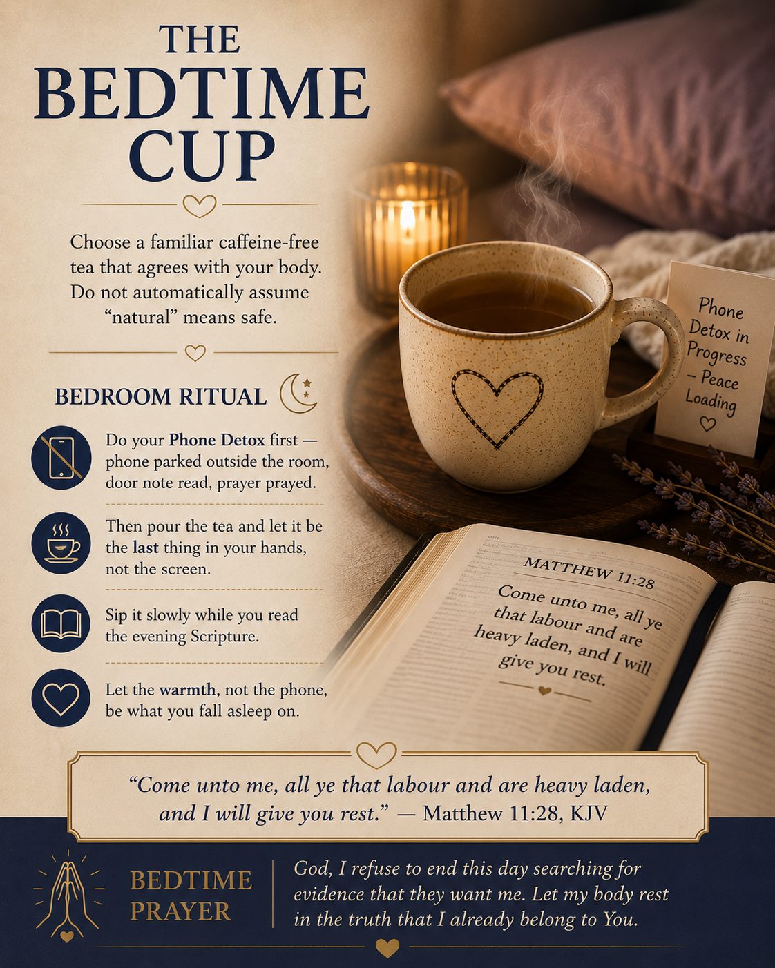Bedtime Cup · Navy Edition — recipe illustration