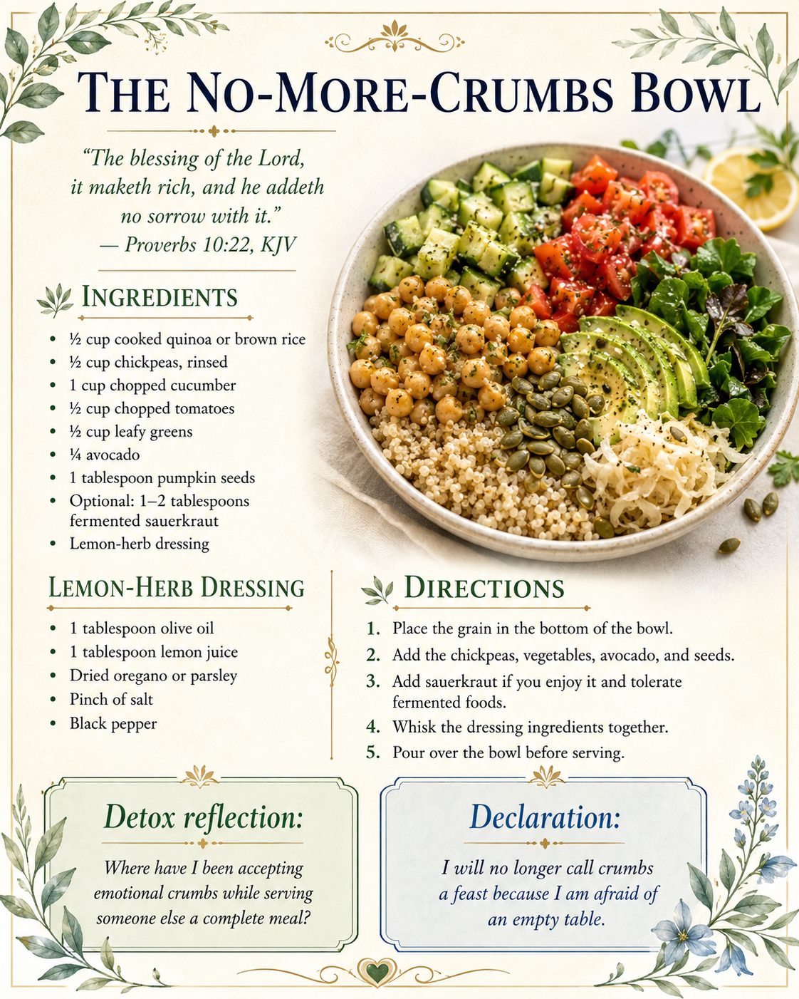 No-More-Crumbs Bowl — recipe illustration