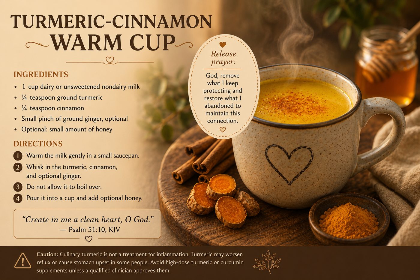 Turmeric-Cinnamon Warm Cup — recipe illustration