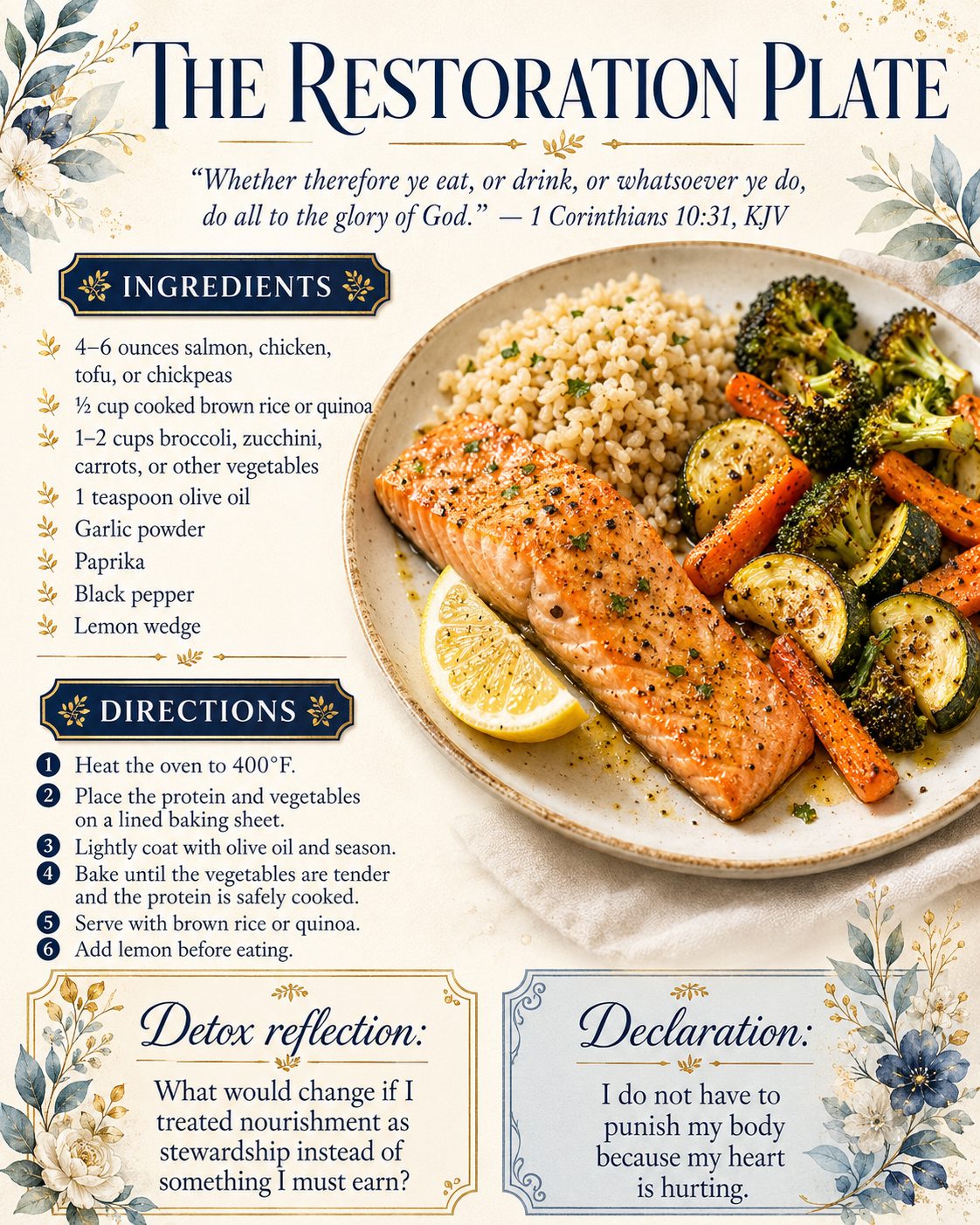Restoration Plate — recipe illustration